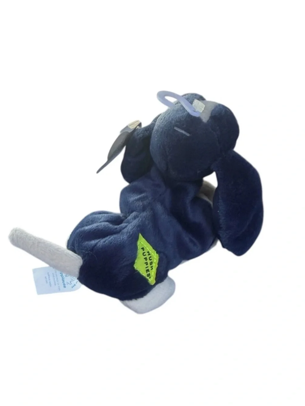 Vintage Hush Puppies Basset Hound Blazer Blue Applause Plush Beanbag NWT